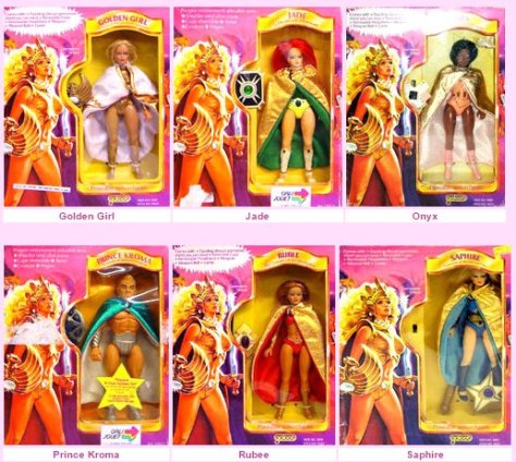 Just some of the released Golden Girls figures.